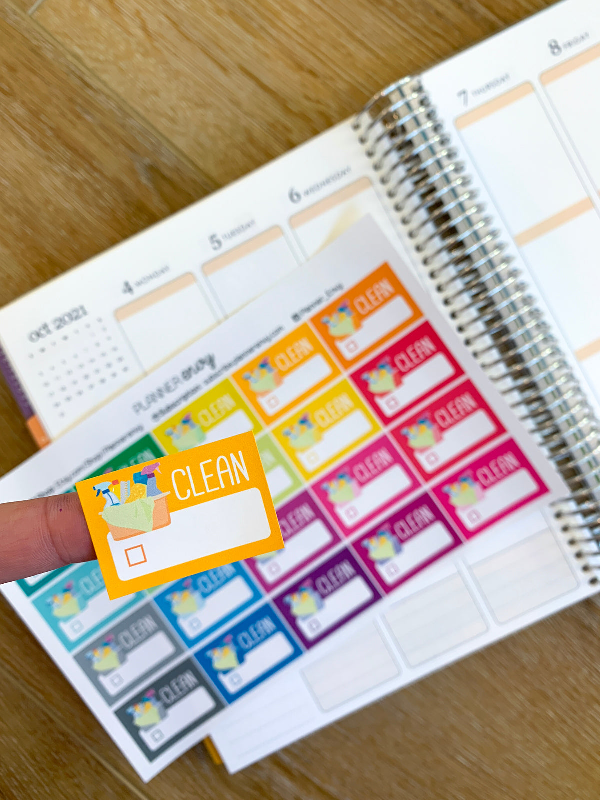 Home Activities Planner Stickers