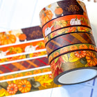 Fall Autumn Planner Stickers Pumpkin Paperclip Forest Notepad Leaves Trees Brown Orange. September 2023 Planner Envy Subscription Box.