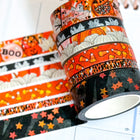 Halloween October Planner Stickers Pumpkin Orange Black Cat Spooky Notepad. October 2023 Planner Envy Subscription Box.