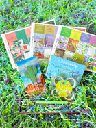 Spring Green, Self Care, Desert Whimsical Blue Purple. Planner Stickers & Accessories. March 2024 Planner Envy Subscription Box.