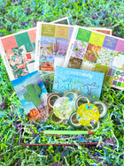 Spring Green, Self Care, Desert Whimsical Blue Purple. Planner Stickers & Accessories. March 2024 Planner Envy Subscription Box.
