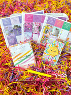Easter Spring Flowers Cherry Blossoms Lavender Baby Chick Eggs. Planner Stickers & Accessories. April 2024 Planner Envy Subscription Box.