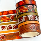 Thanksgiving Fall Football Planner Stickers. November 2023 Planner Envy Subscription Box.