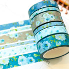 Spring Teal Blue Flowers Beach Seaside Escape. Planner Stickers & Accessories. May 2024 Planner Envy Subscription Box.