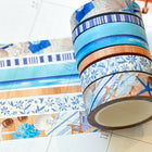 Spring Teal Blue Flowers Beach Seaside Escape. Planner Stickers & Accessories. May 2024 Planner Envy Subscription Box.