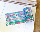 Mermaid Beach Ocean Self Care Vacation Themed Paperclips, Pen, Planner Stickers June 2023 Planner Envy Subscription Box.