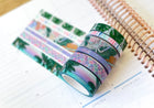 Mermaid Beach Ocean Self Care Vacation Themed Paperclips, Pen, Planner Stickers June 2023 Planner Envy Subscription Box.