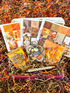 Thanksgiving Fall Football Planner Stickers. November 2023 Planner Envy Subscription Box.