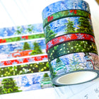 Christmas Holidays Snow Trees Forest Gingerbread Man, Vintage. December 2023 Planner Envy Subscription Box.