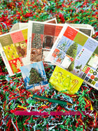 Christmas Holidays Snow Trees Forest Gingerbread Man, Vintage. December 2023 Planner Envy Subscription Box.