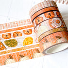 Thanksgiving Fall Floral Leaves Pumpkins Black Friday Shopping Cyber Week Washi Tape. November 2022 Planner Envy Subscription Box.
