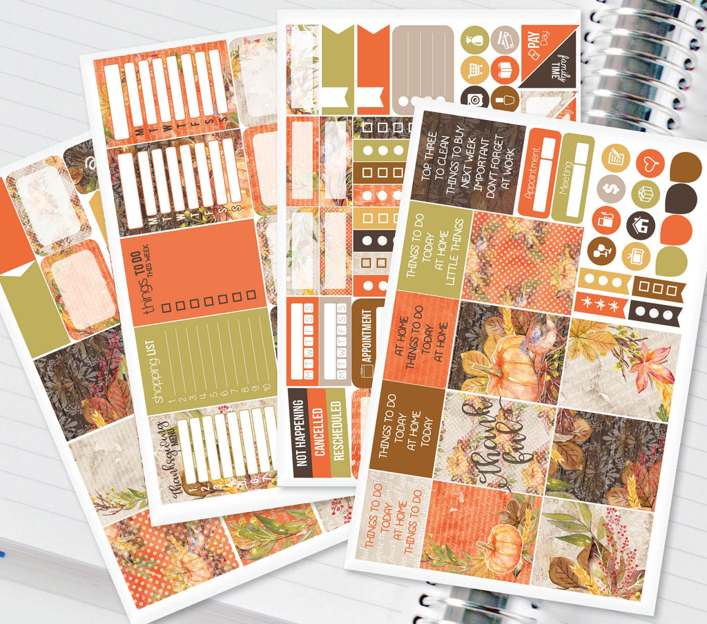 Fall / Autumn Planner Accessories – Planner Envy