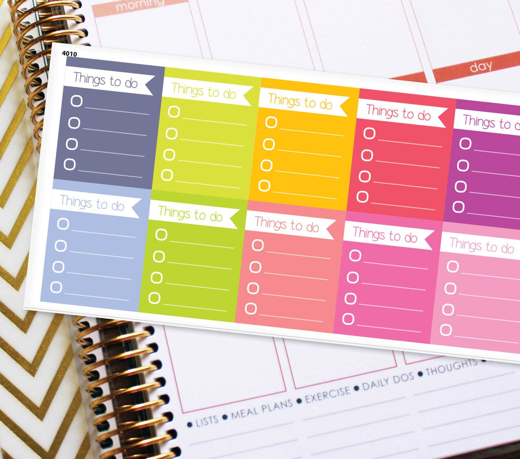 Topic List Sticker To Do List Stickers – Planner Envy